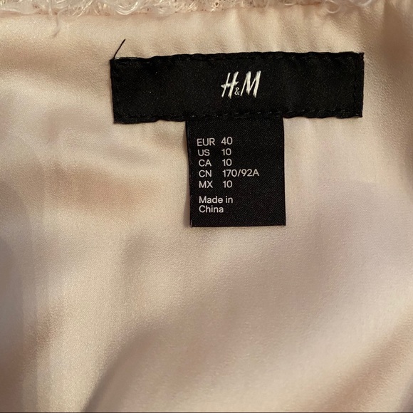 H&M BARBIECORE JACKET COAT PINK TEDDY FAUX FUR FUZZY FUN FASHION MOB WIFE Sz 10 - Picture 6 of 7